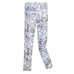 Disney Frozen Olaf Snowman Print Leggings Women's Small
